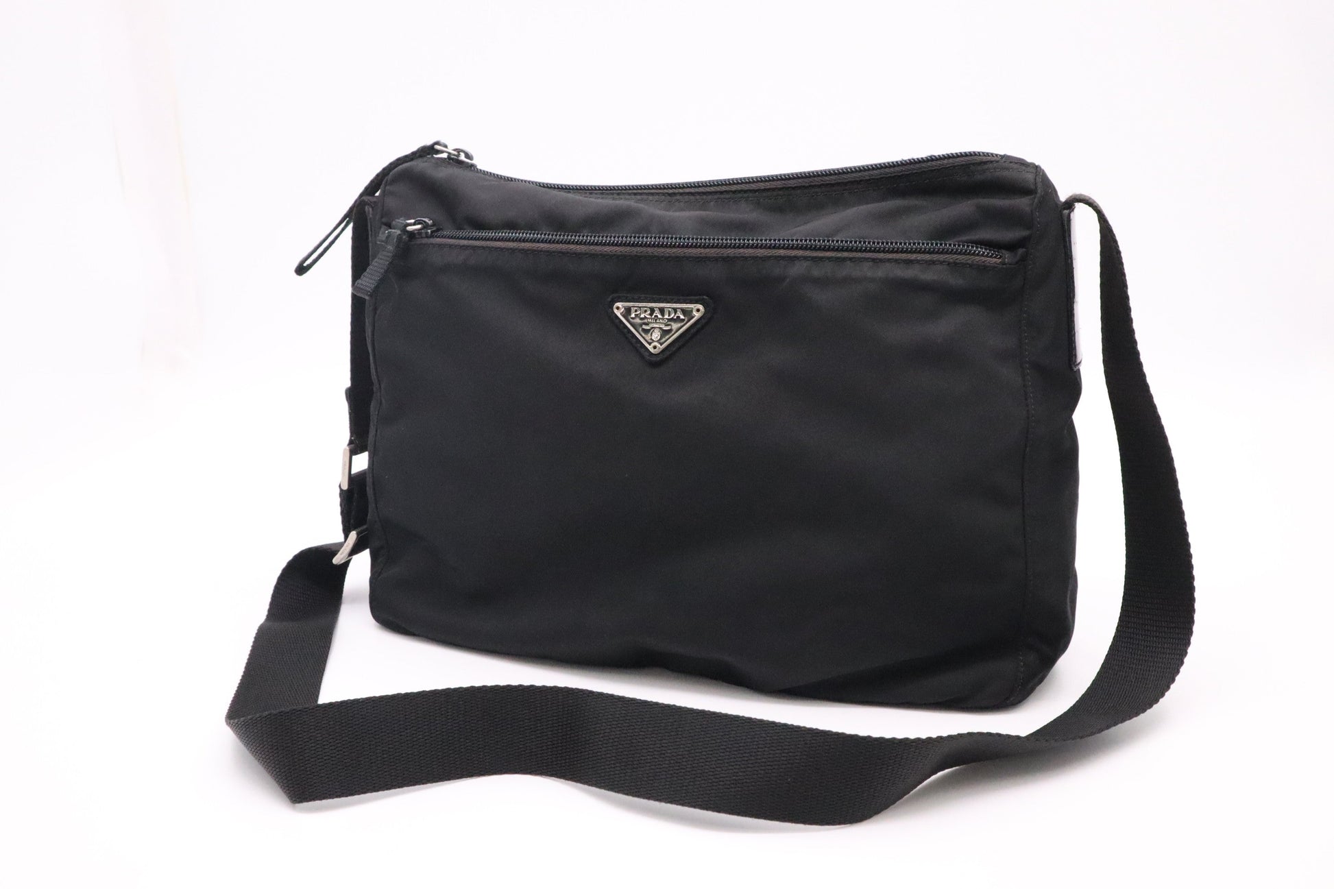 Prada Shoulder Bag in Black Nylon