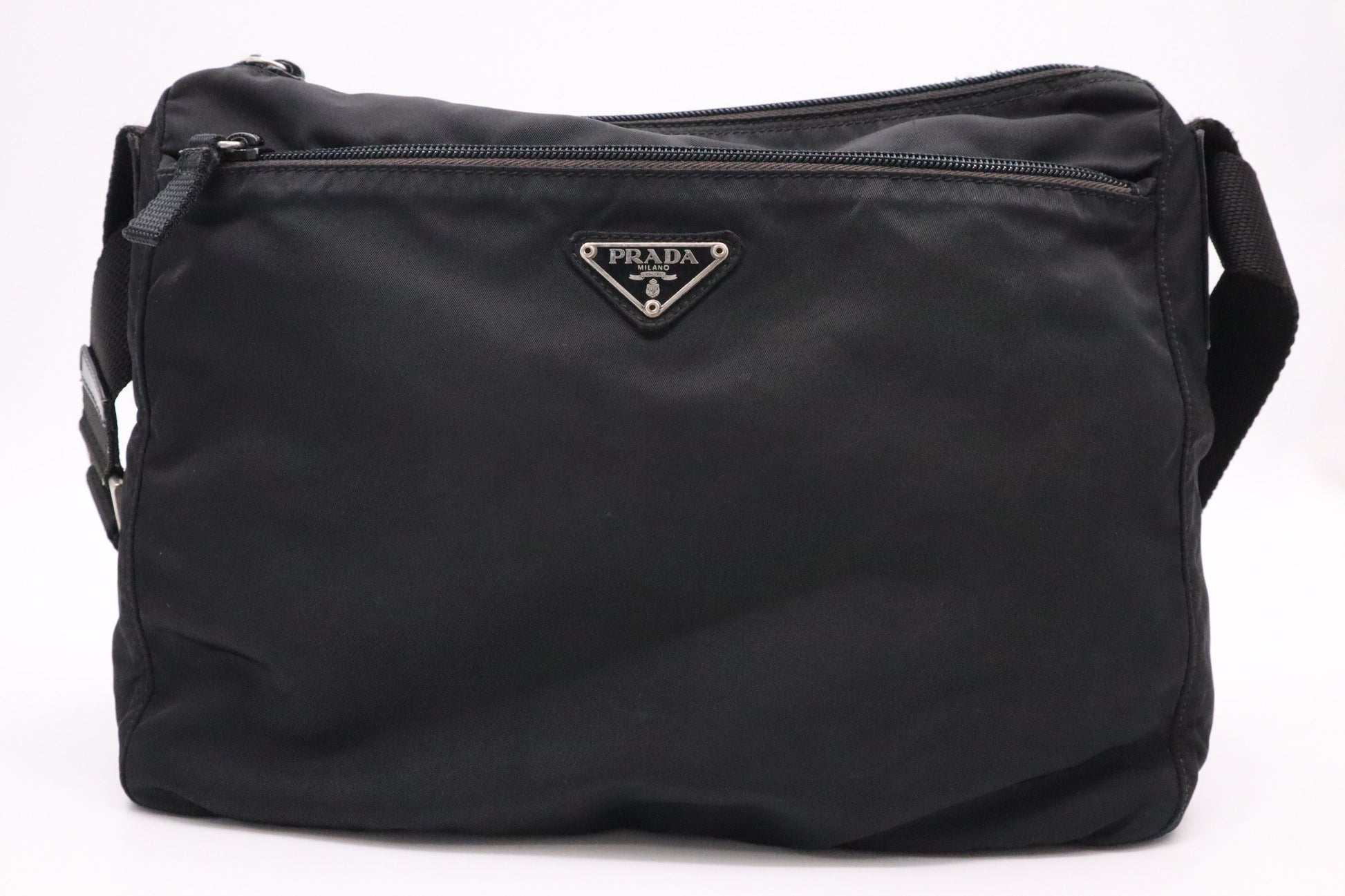 Prada Shoulder Bag in Black Nylon