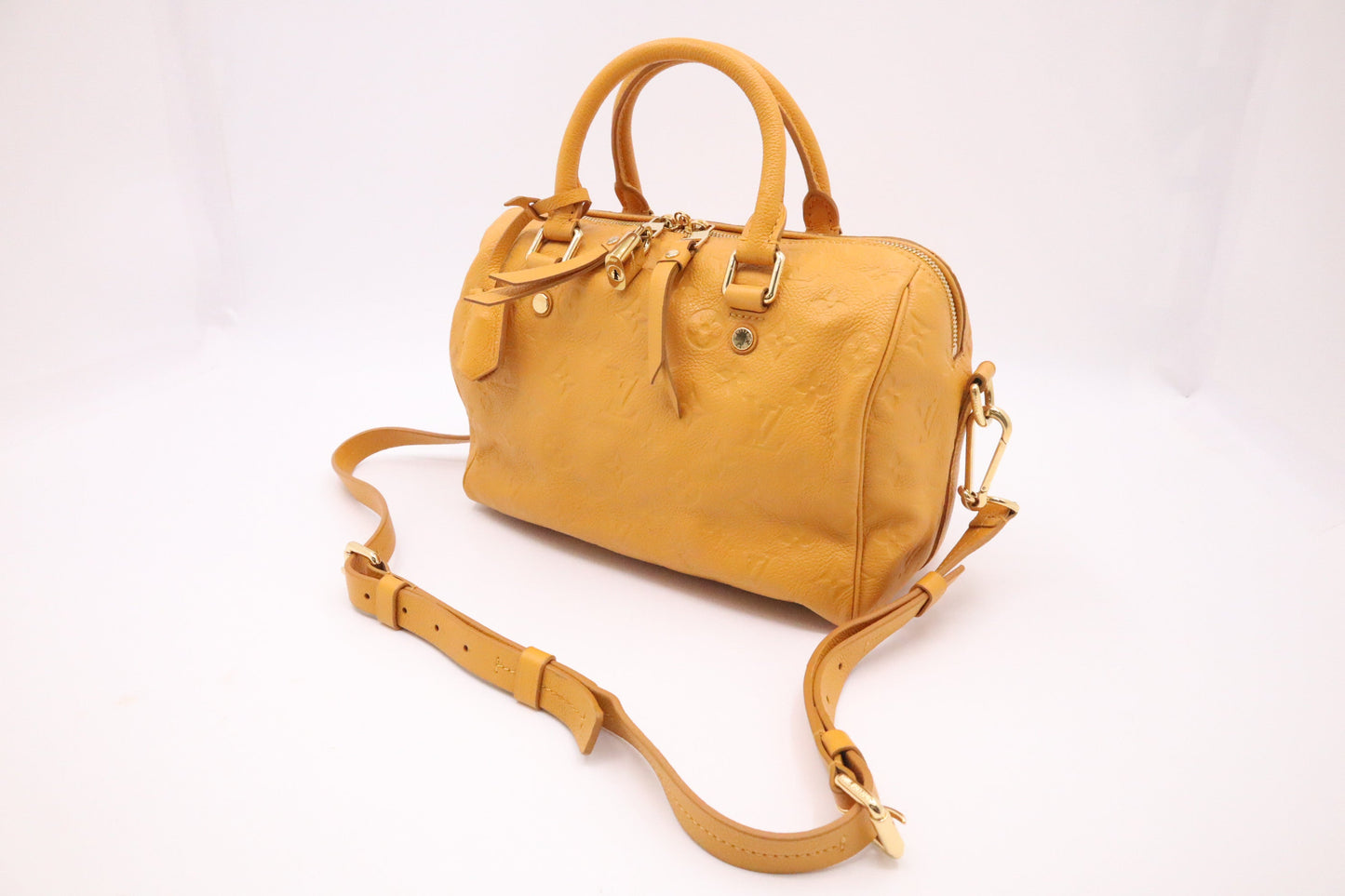 Louis Vuitton Speedy in Yellow Empreinte Leather