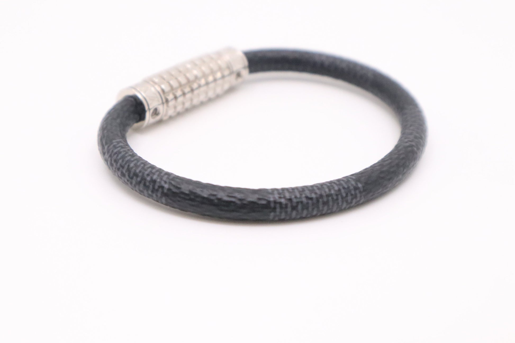 Louis Vuitton Digit Bracelet in Damier Graphite Canvas