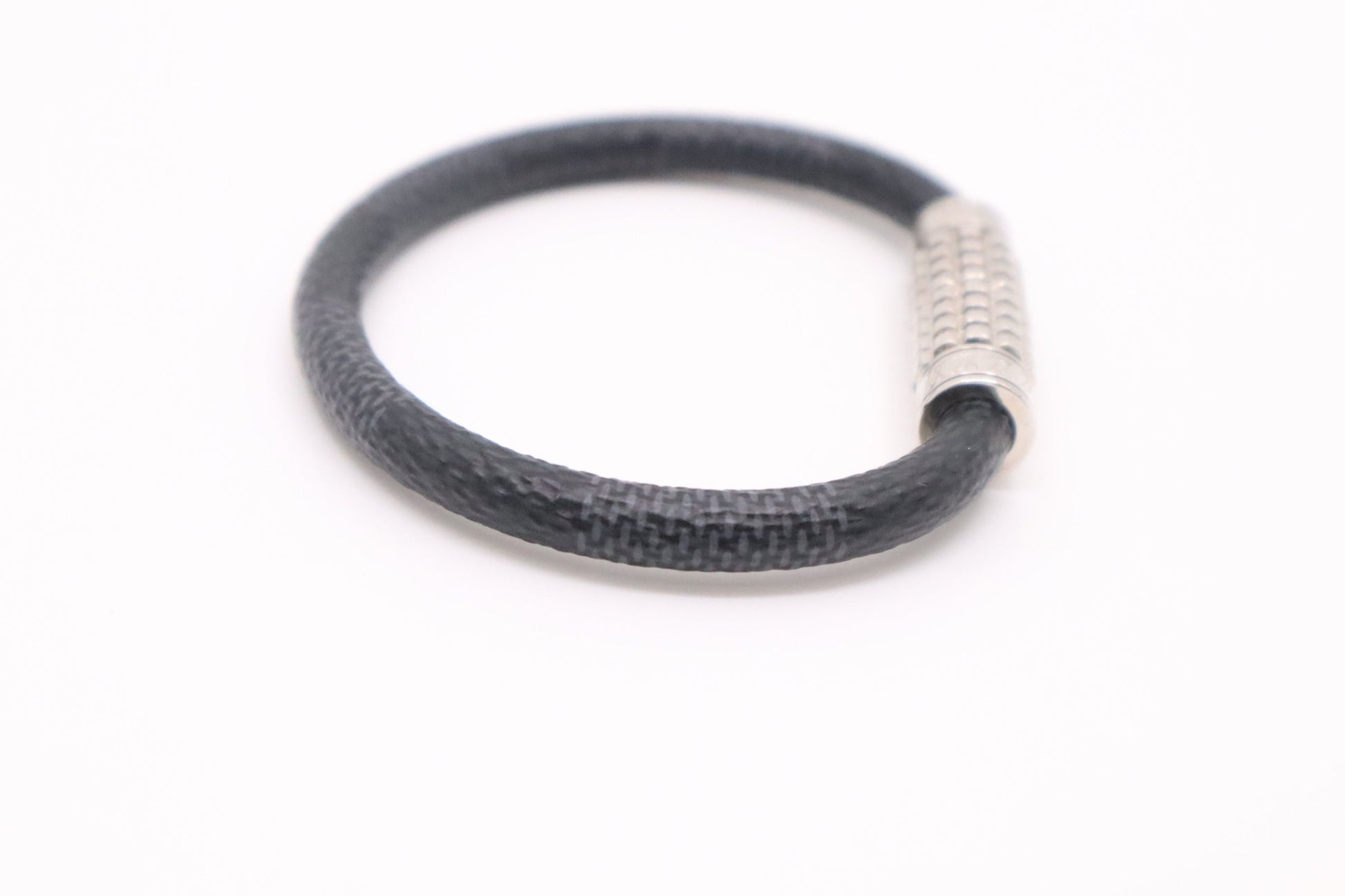 Louis Vuitton Digit Bracelet in Damier Graphite Canvas