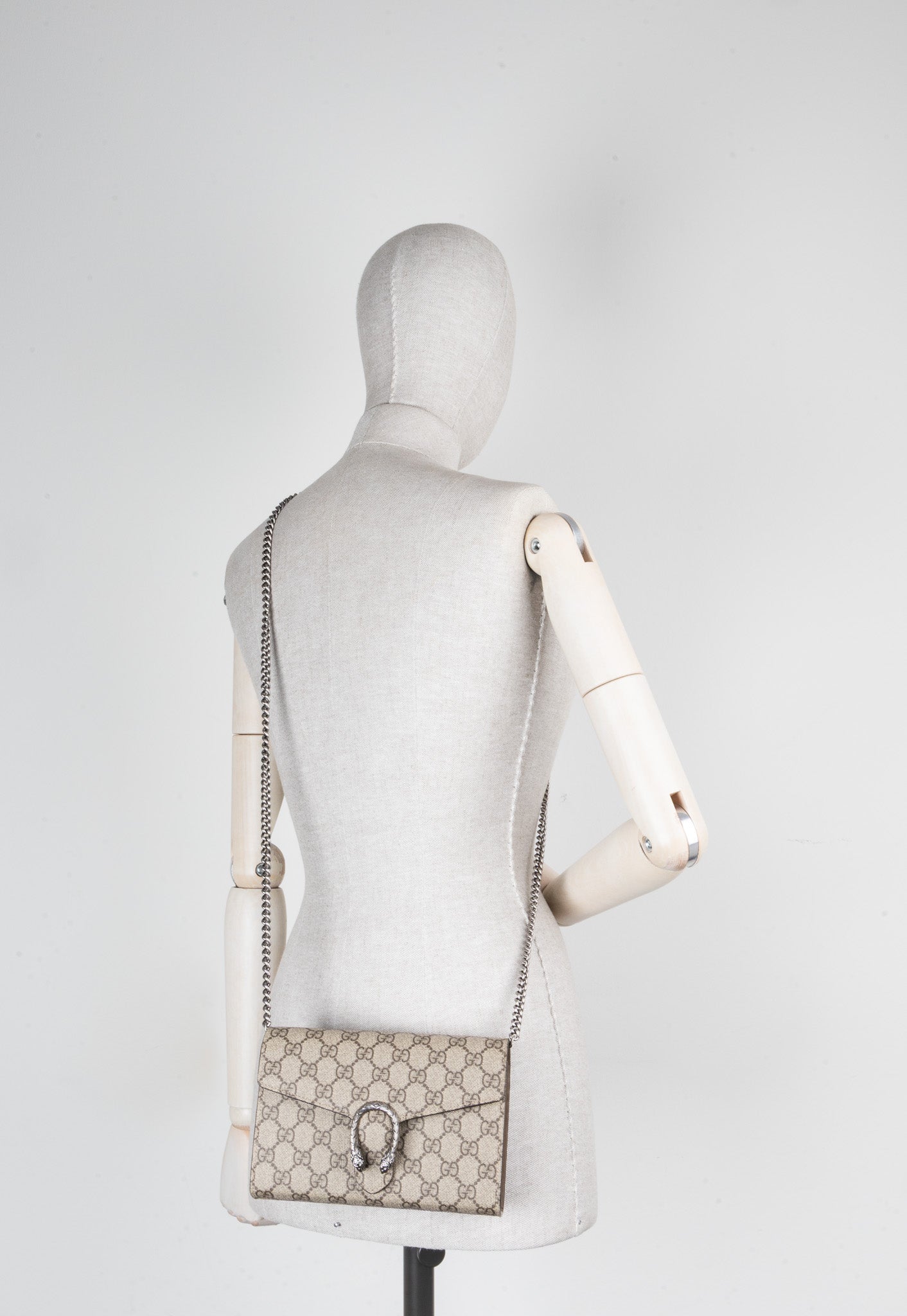 GUCCI Dionysus Crossbody Bag GG Supreme
