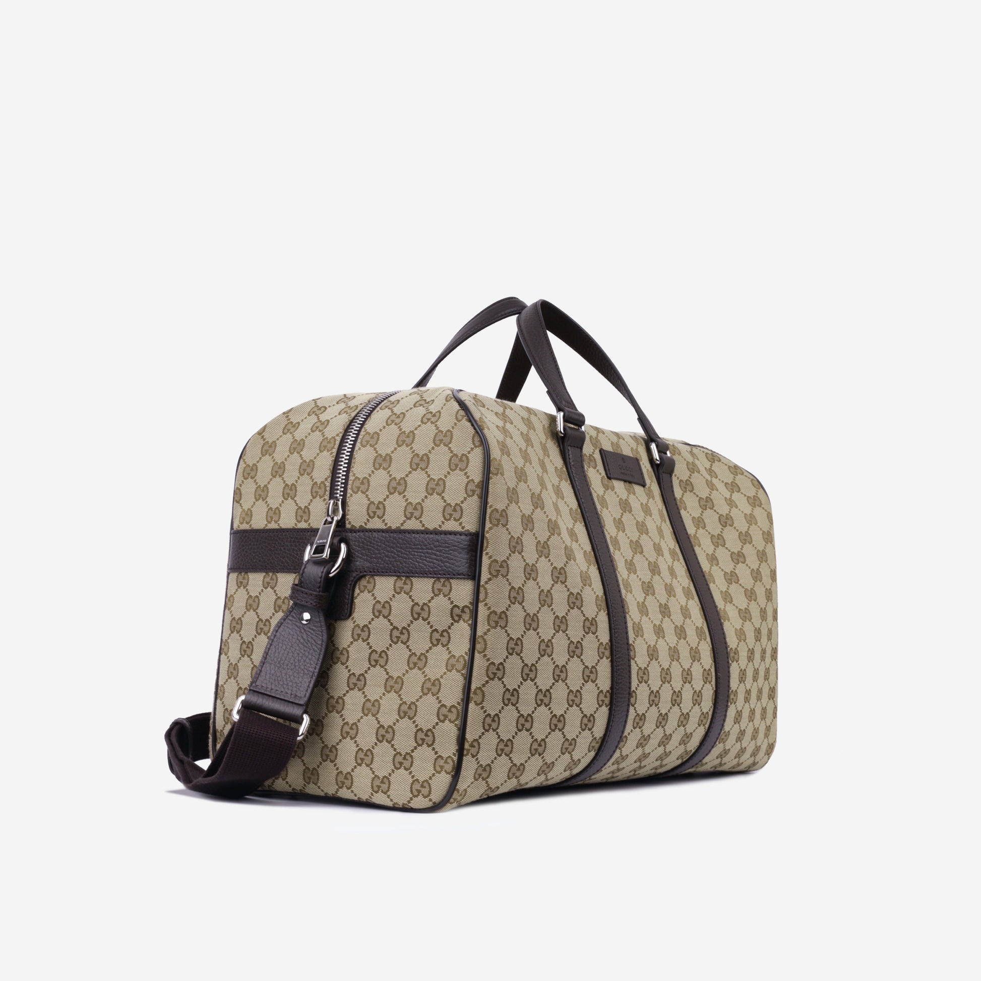 Gucci Monogram Twist Chain Leather Shoulder Bag