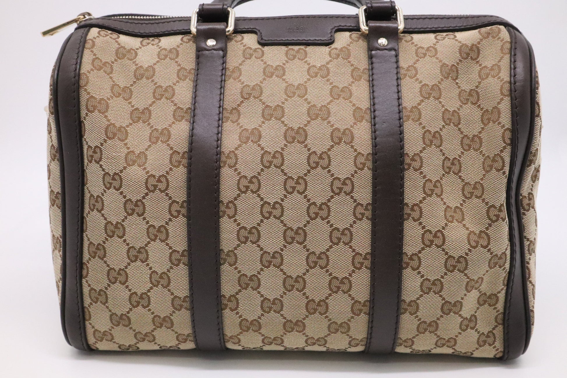 Gucci Boston Bag in Brown GG Canvas