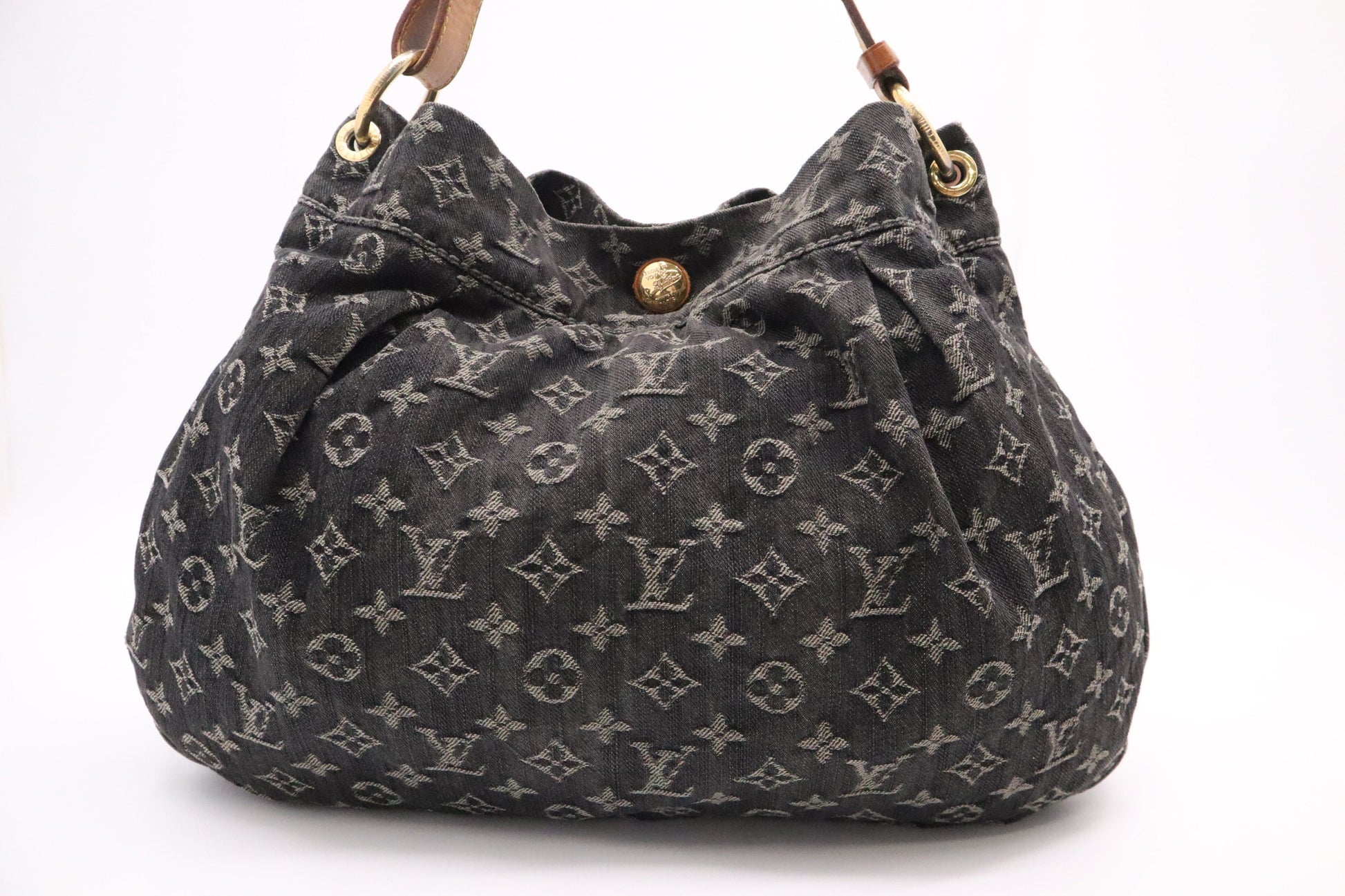 Louis Vuitton Daily PM in Black Monogram Denim