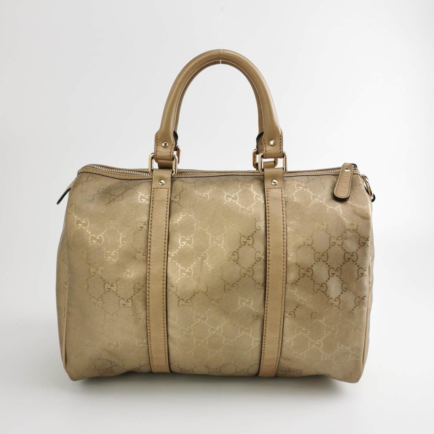 Gucci Joy Boston Bag Gold Top Handle Bag Gucci Monogram PU