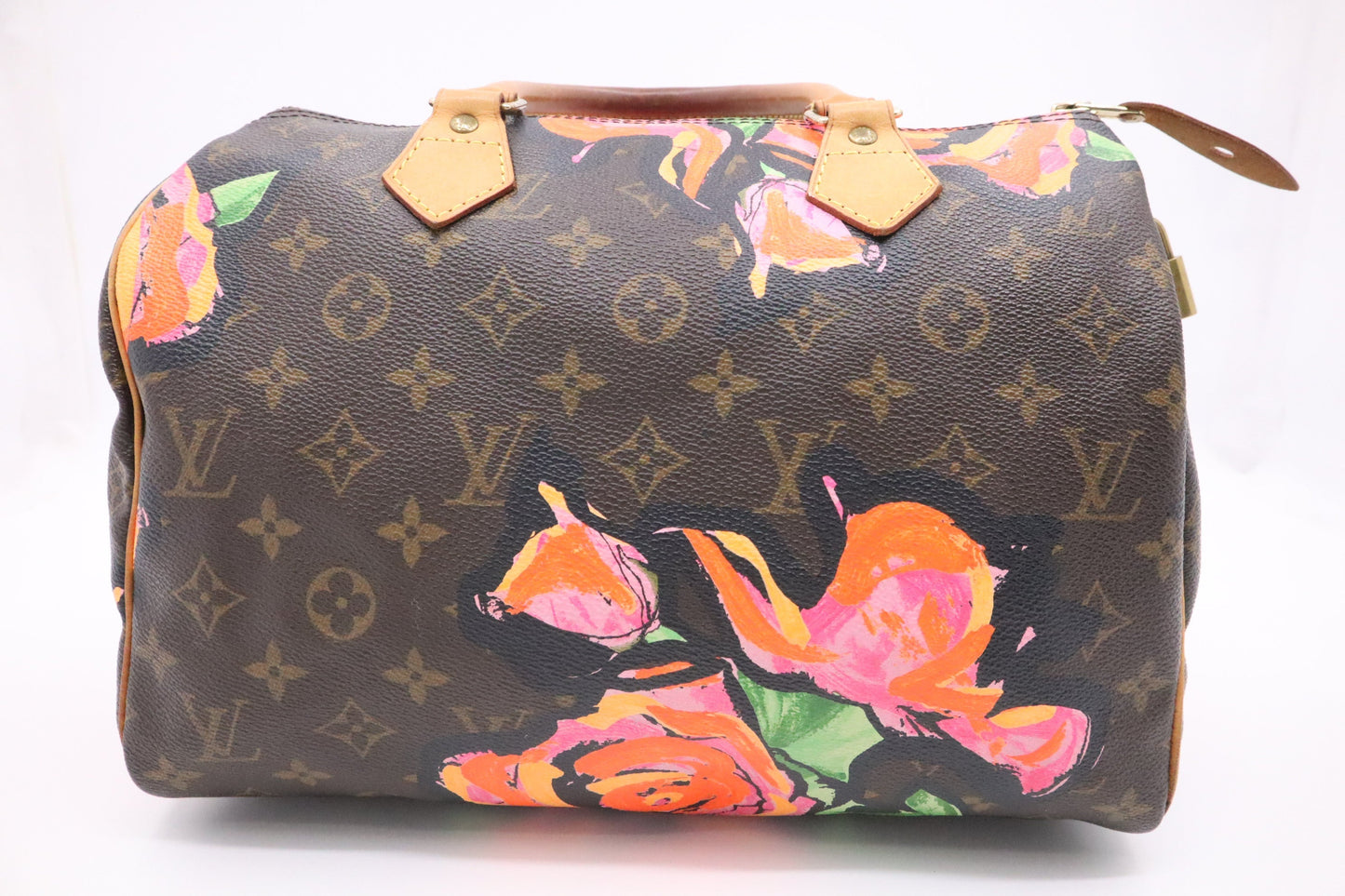 Louis Vuitton x Stephen Spro Speedy 30 in Monogram Roses Canvas