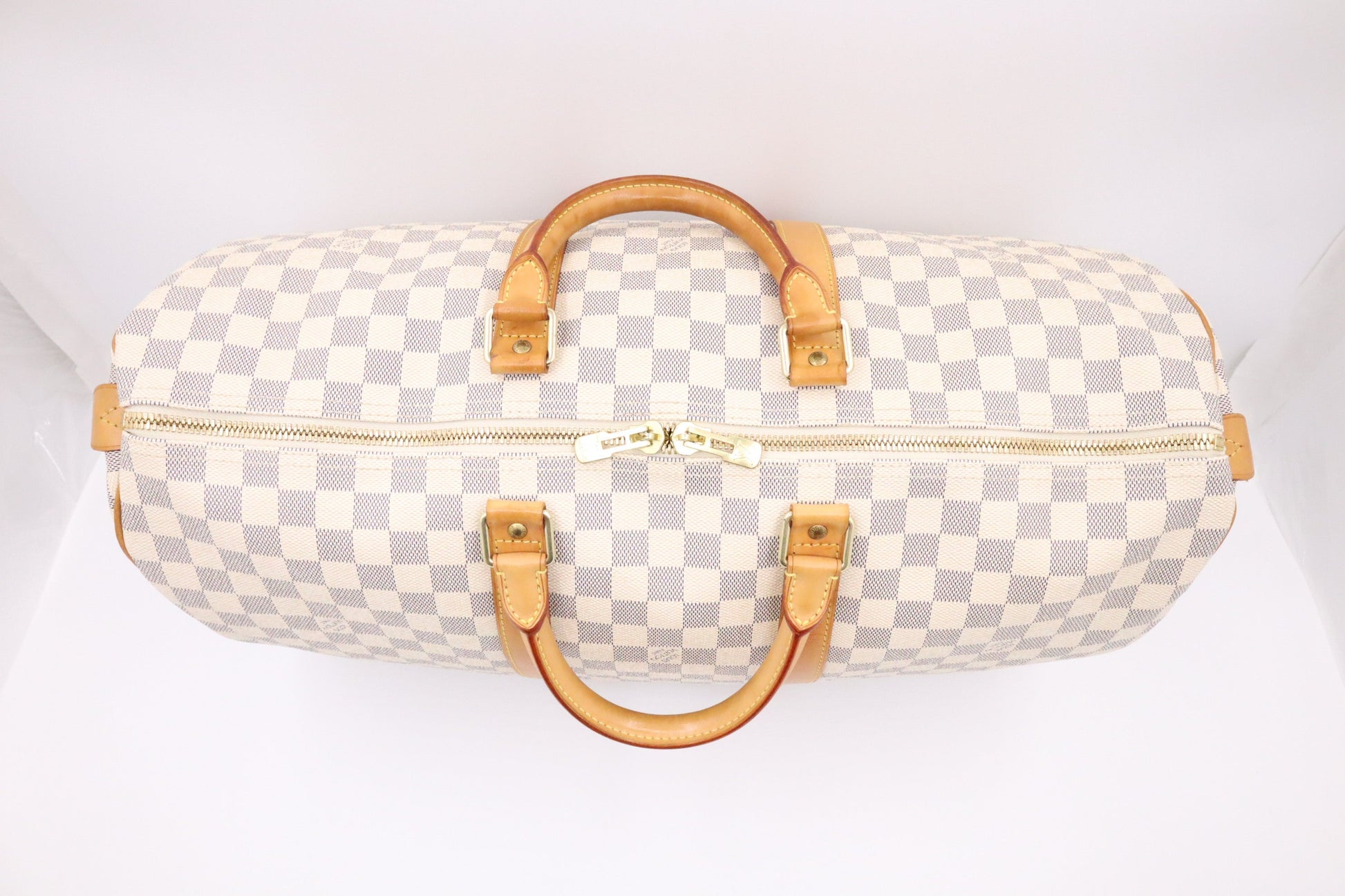 Louis Vuitton Keepall 50 in Damier Azur Canvas