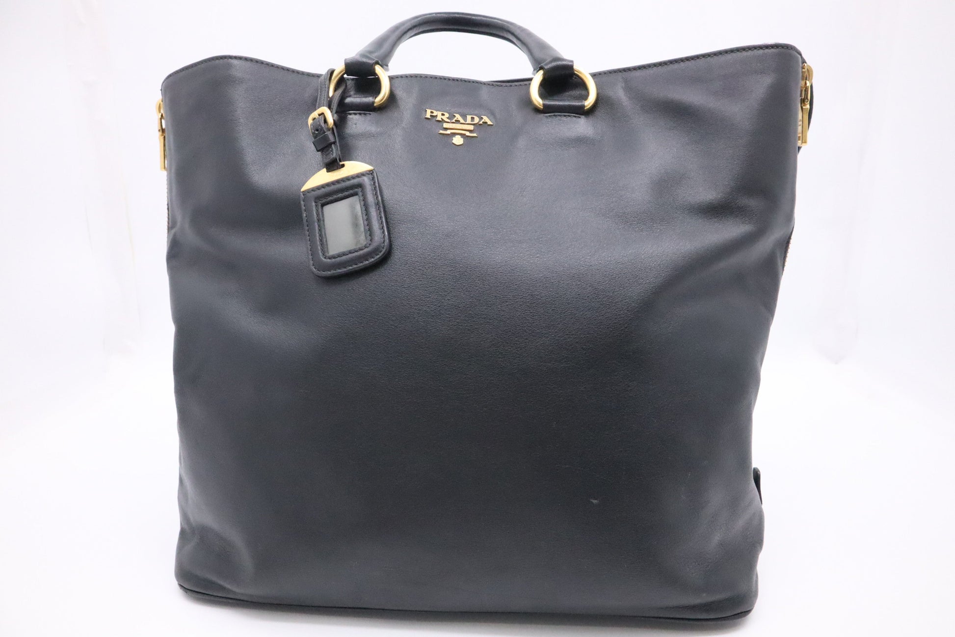 Prada 2-Way Bag in Black Leather