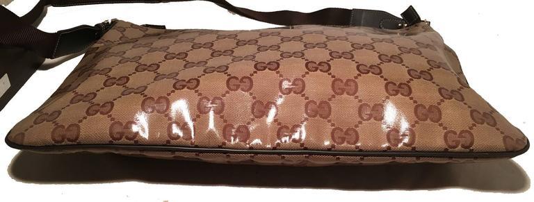 Gucci Leather Canvas Shoulder Bag Style 24