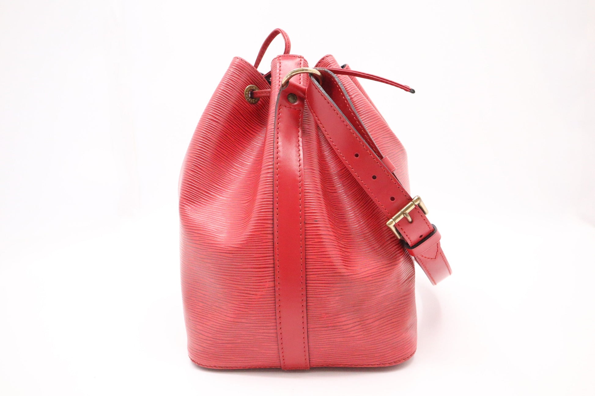 Louis Vuitton Petit Noe in Red Epi Leather