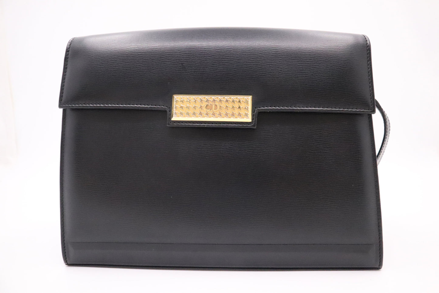 Dior Shoulder Bag in Black Leather