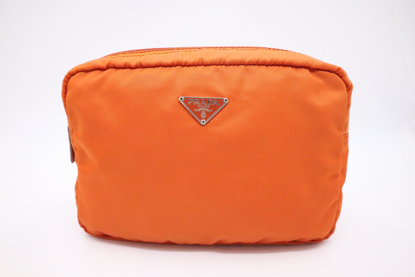 Prada Pouch in Orange Nylon