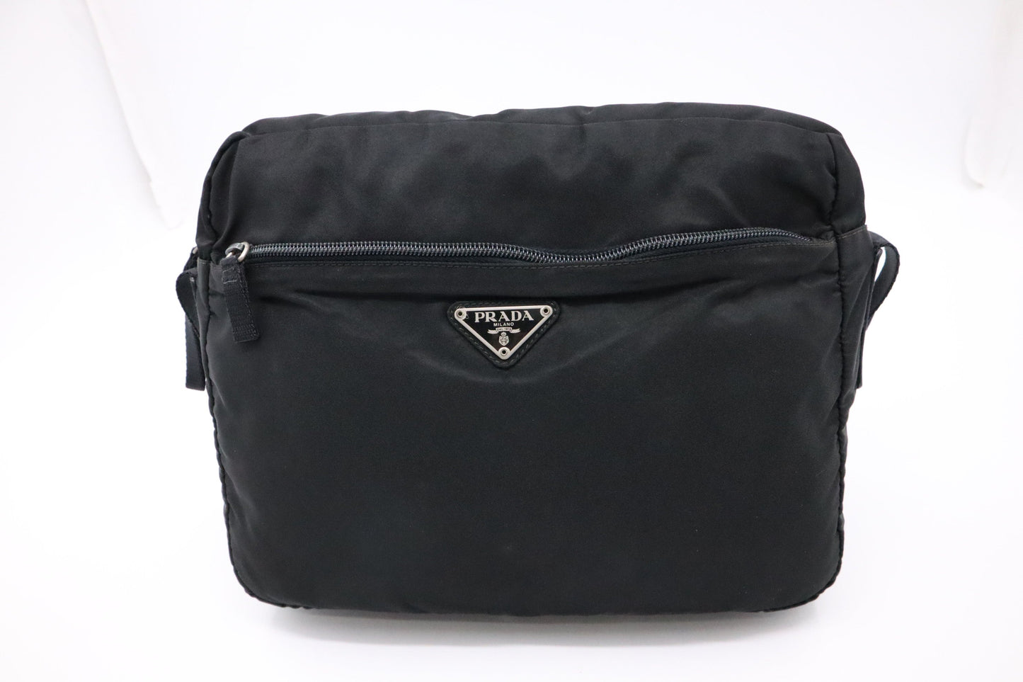 Prada Small Crossbody in Black Nylon