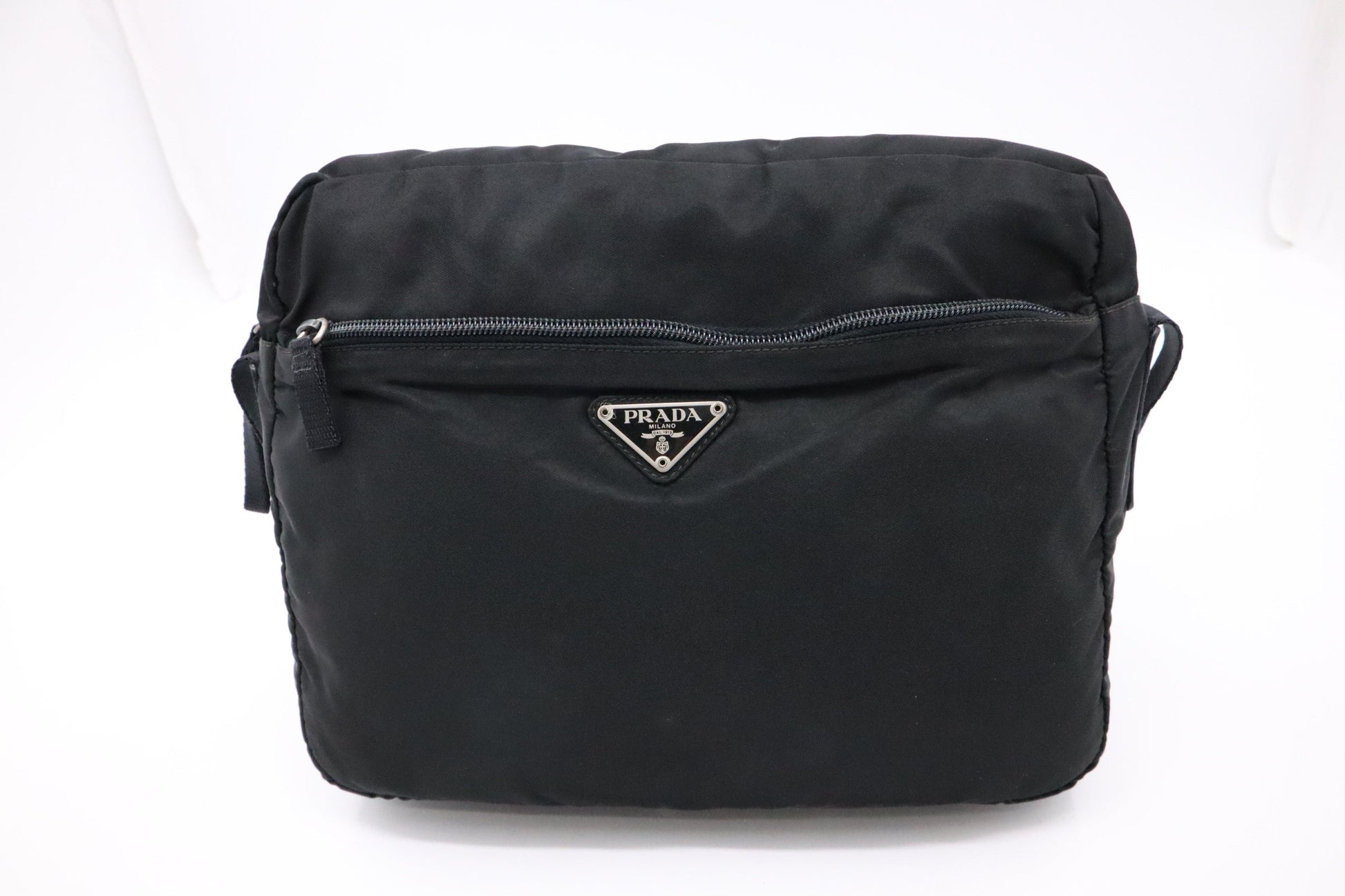 Prada Small Crossbody in Black Nylon