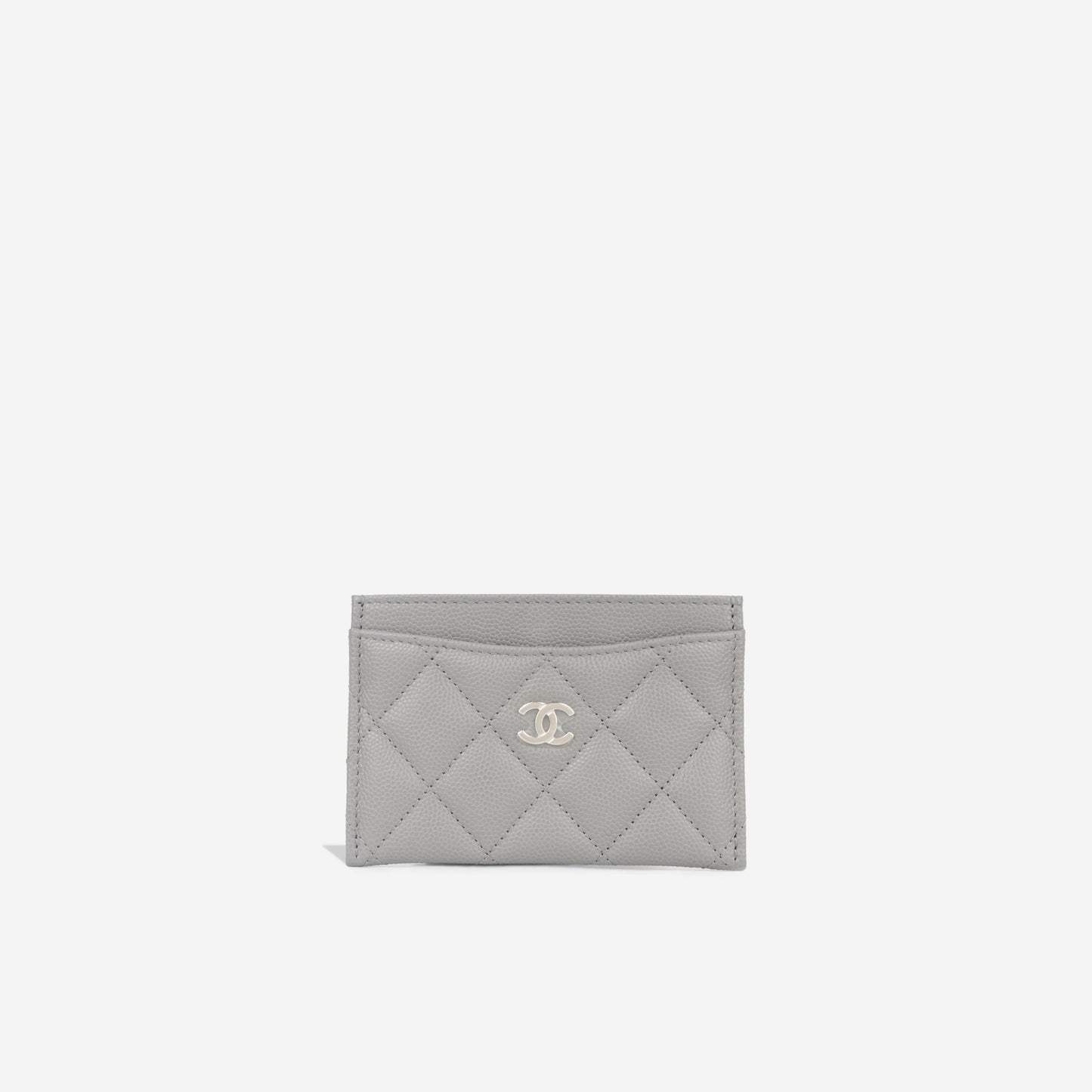 Chanel Classic Card Holder - Grey