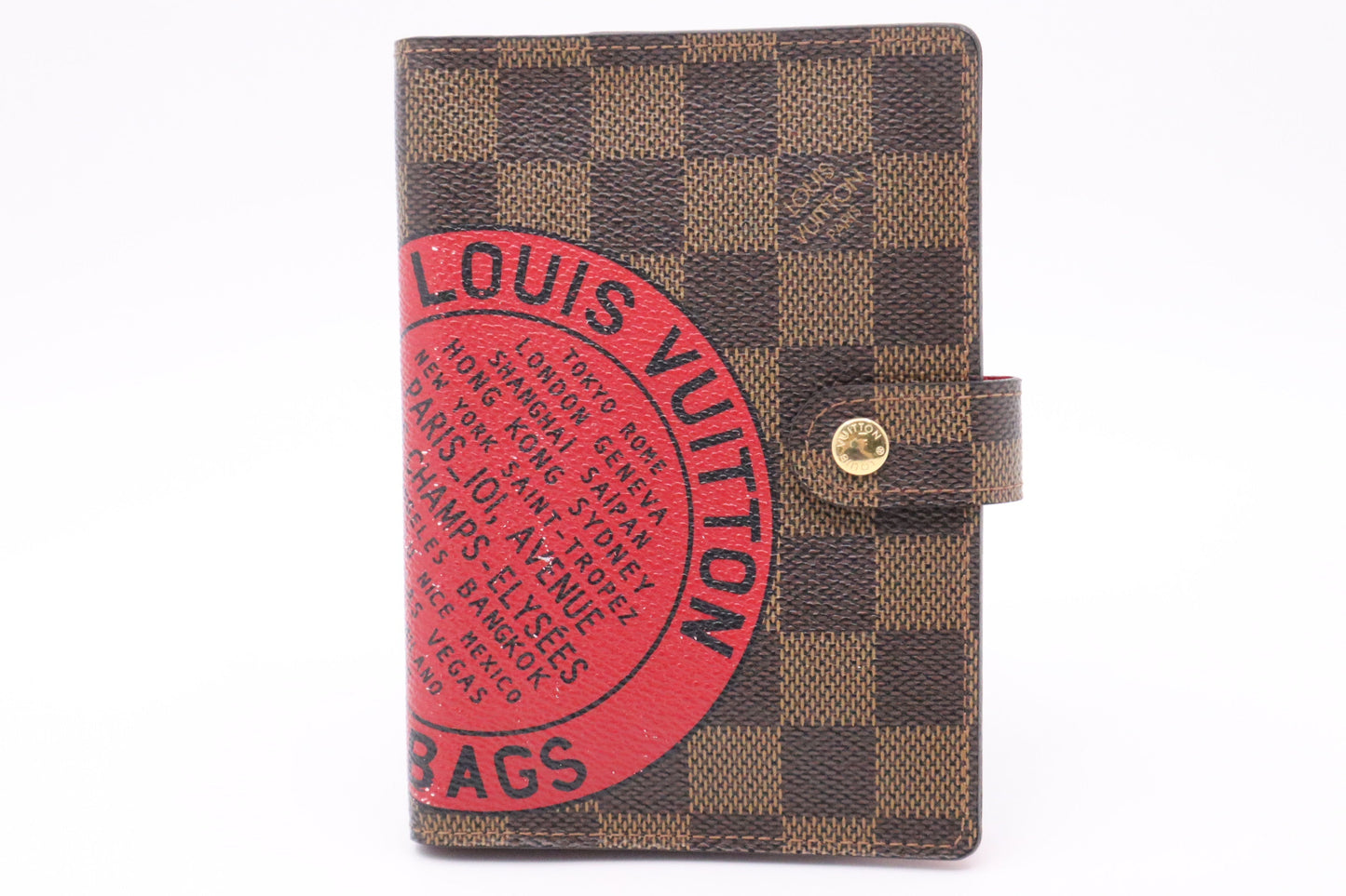 Louis Vuitton Complice Trunks and Bags Agenda PM in Damier Ebene Canvas
