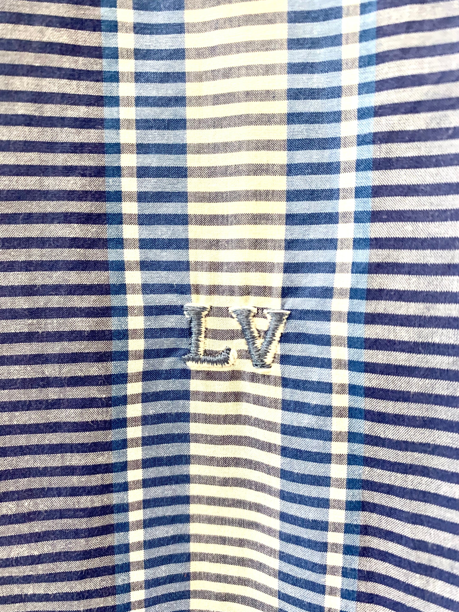 LOUIS VUITTON BUTTON DOWN STRIPED SHIRT