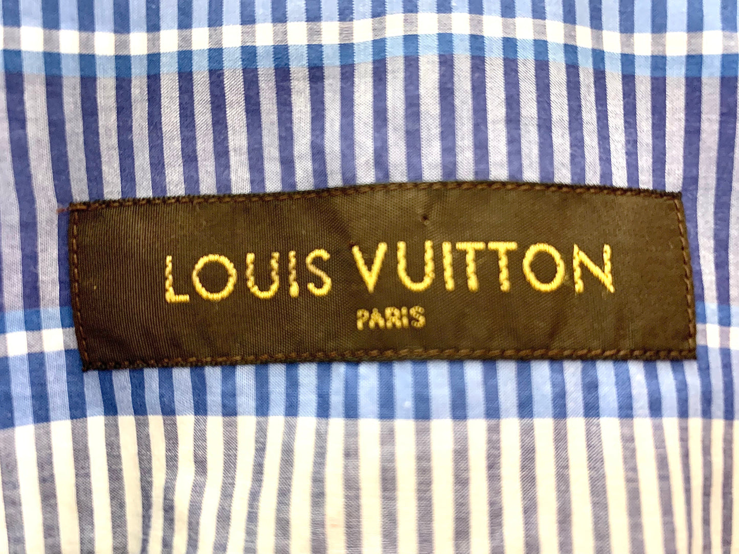 LOUIS VUITTON BUTTON DOWN STRIPED SHIRT