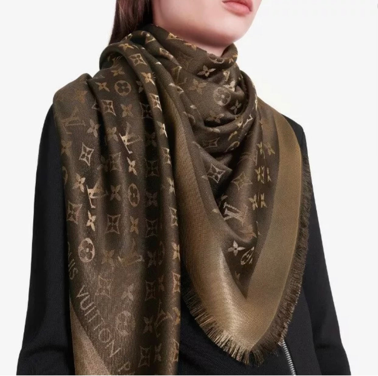 Louis Vuitton Monogram Shawl