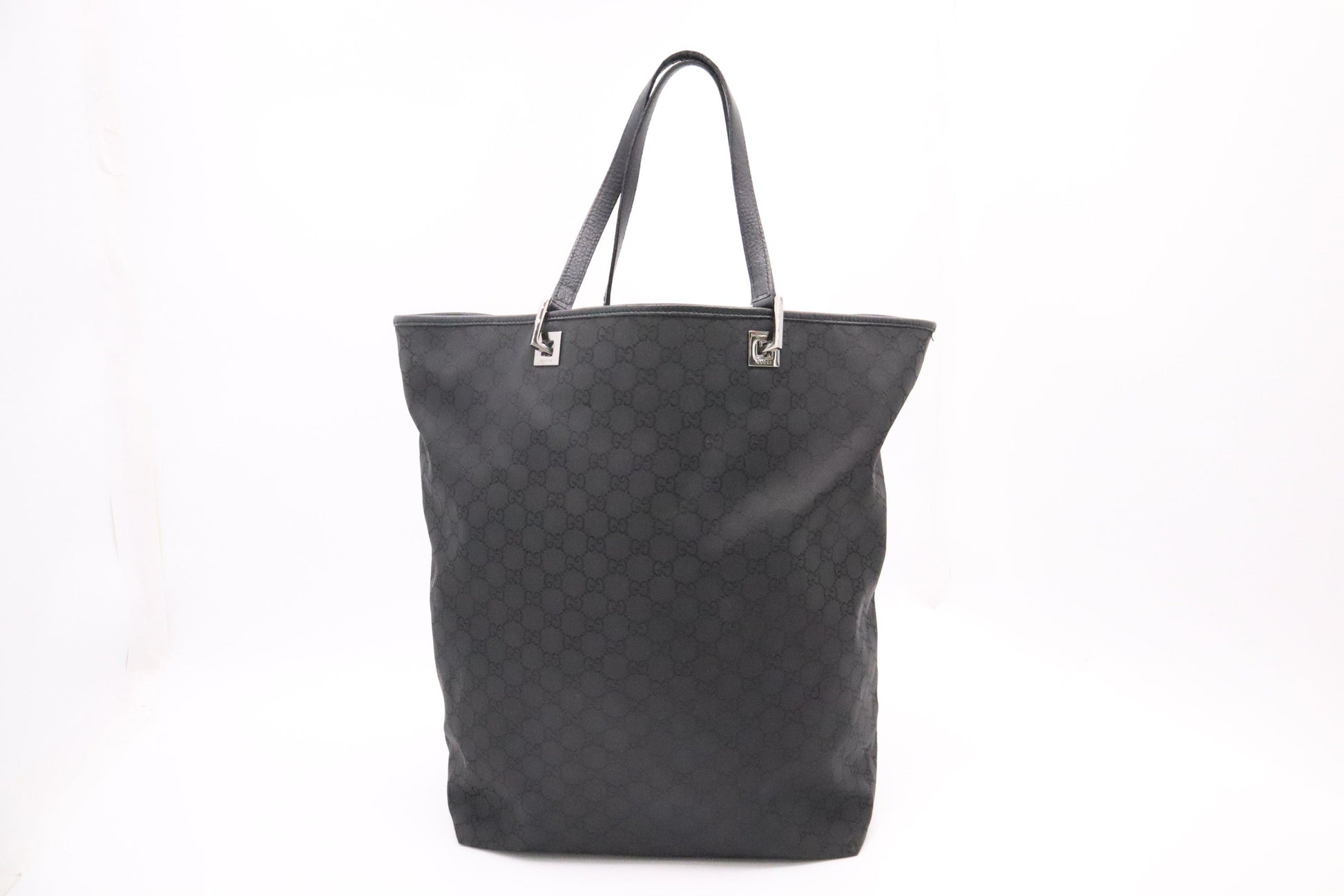 Gucci Tote Bag in Black Nylon Canvas