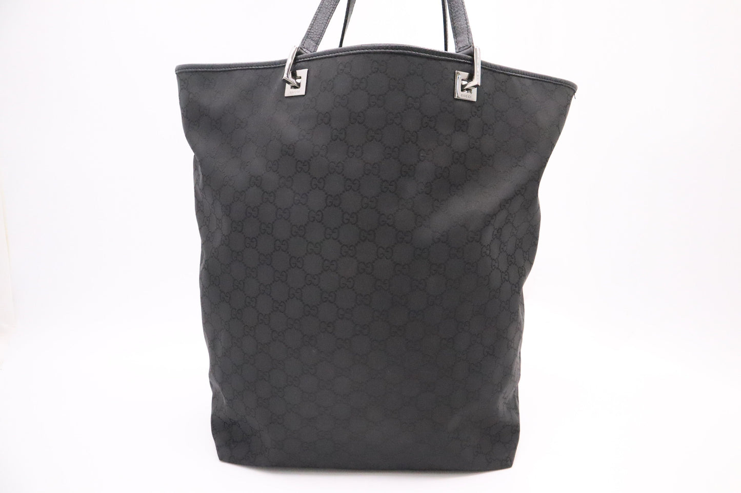Gucci Tote Bag in Black Nylon Canvas