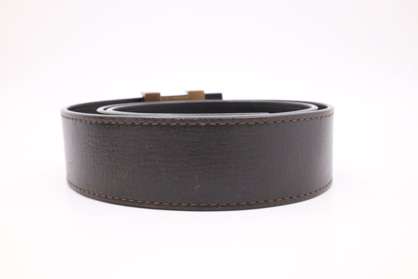 Louis Vuitton Belt in Brown Leather