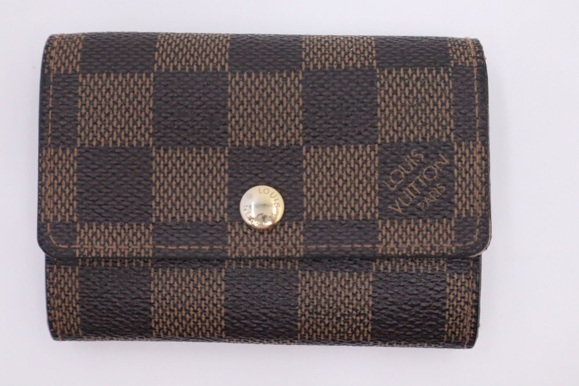Louis Vuitton Coin Case in Damier Ebene Canvas