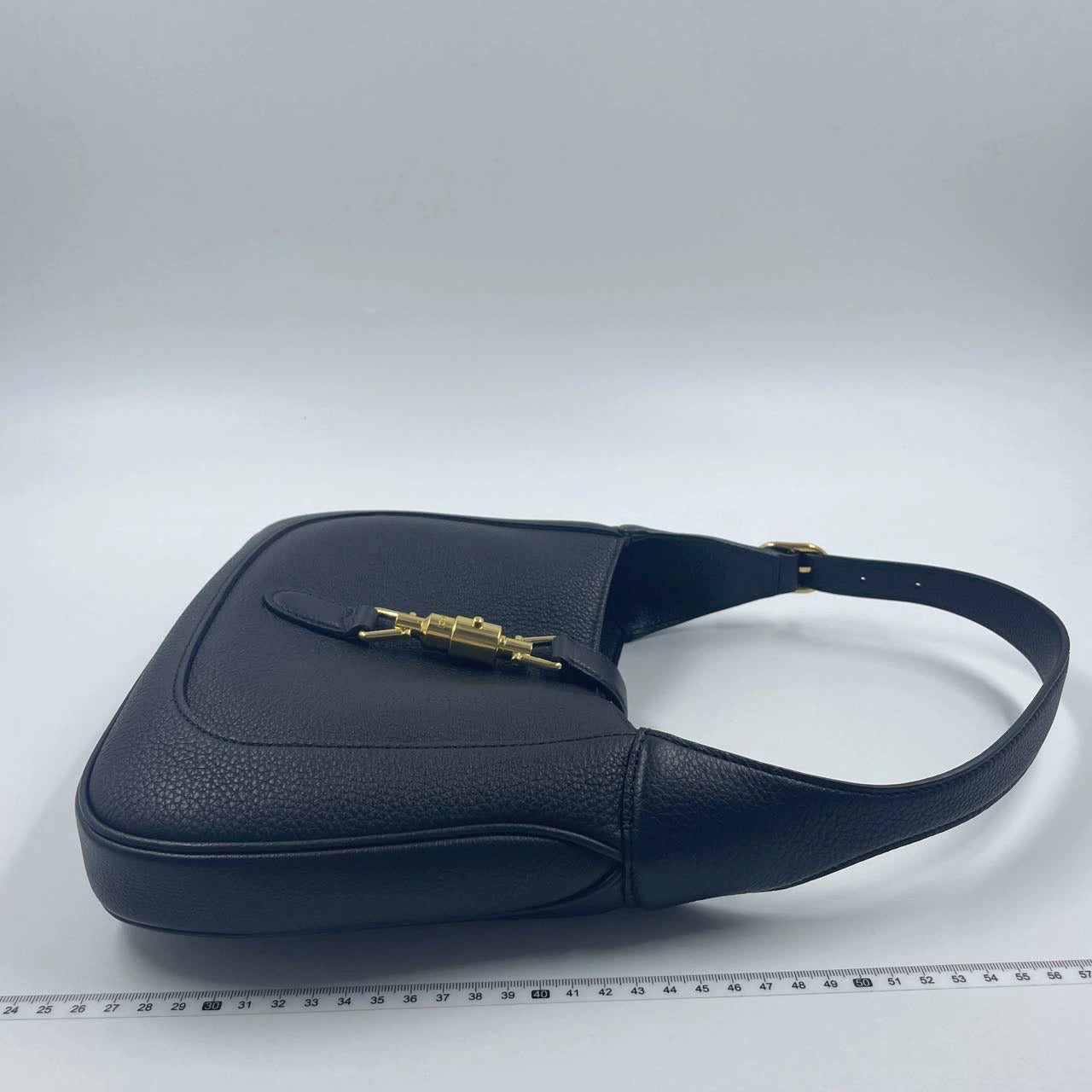 Gucci Jackie 1961 Black Pebbled Leather Bag Small