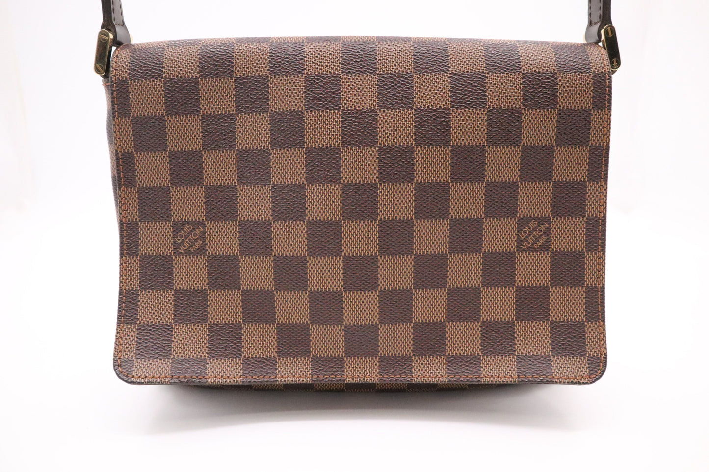 Louis Vuitton Mtte Tango Short in Damier Ebene Canvas