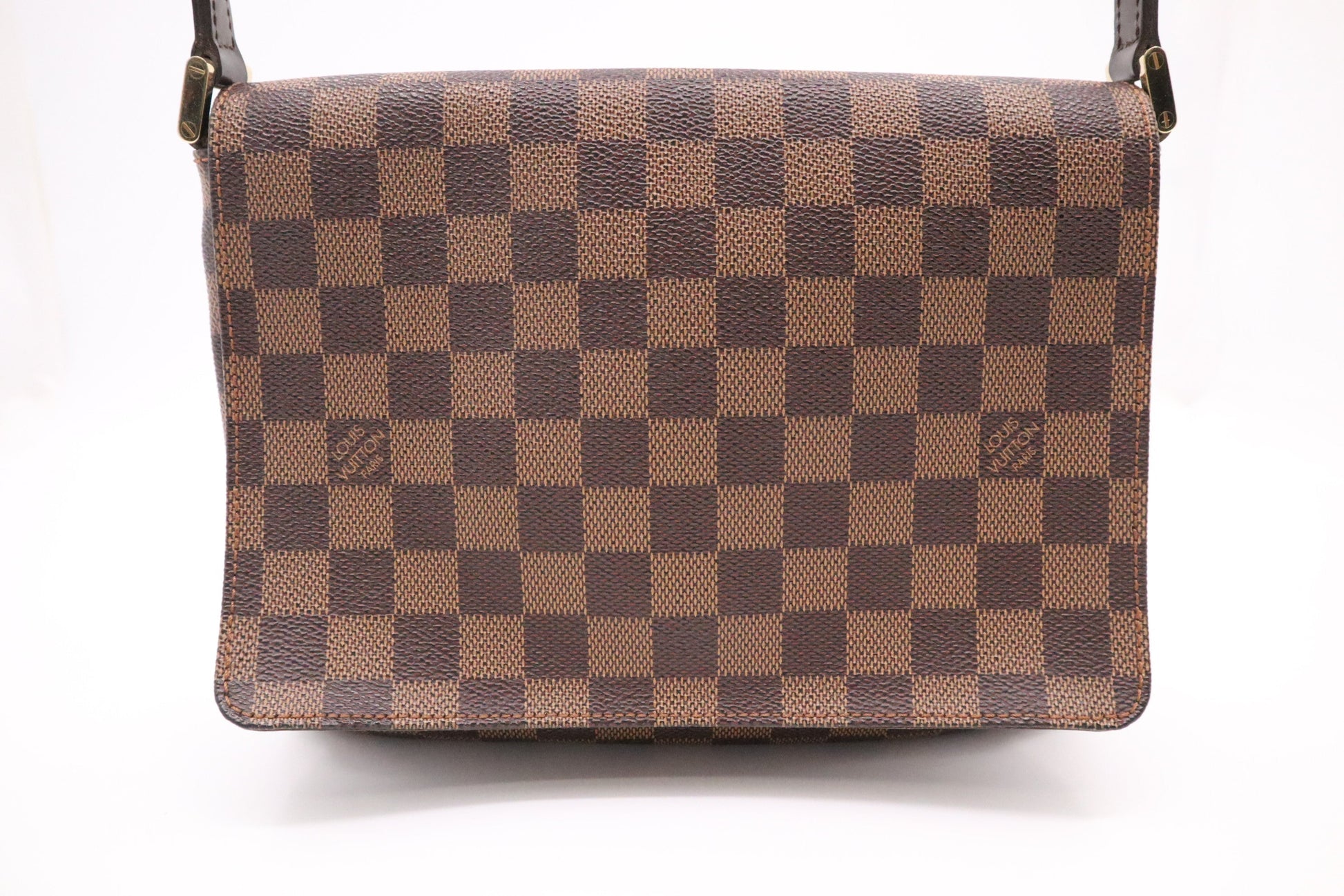 Louis Vuitton Mtte Tango Short in Damier Ebene Canvas