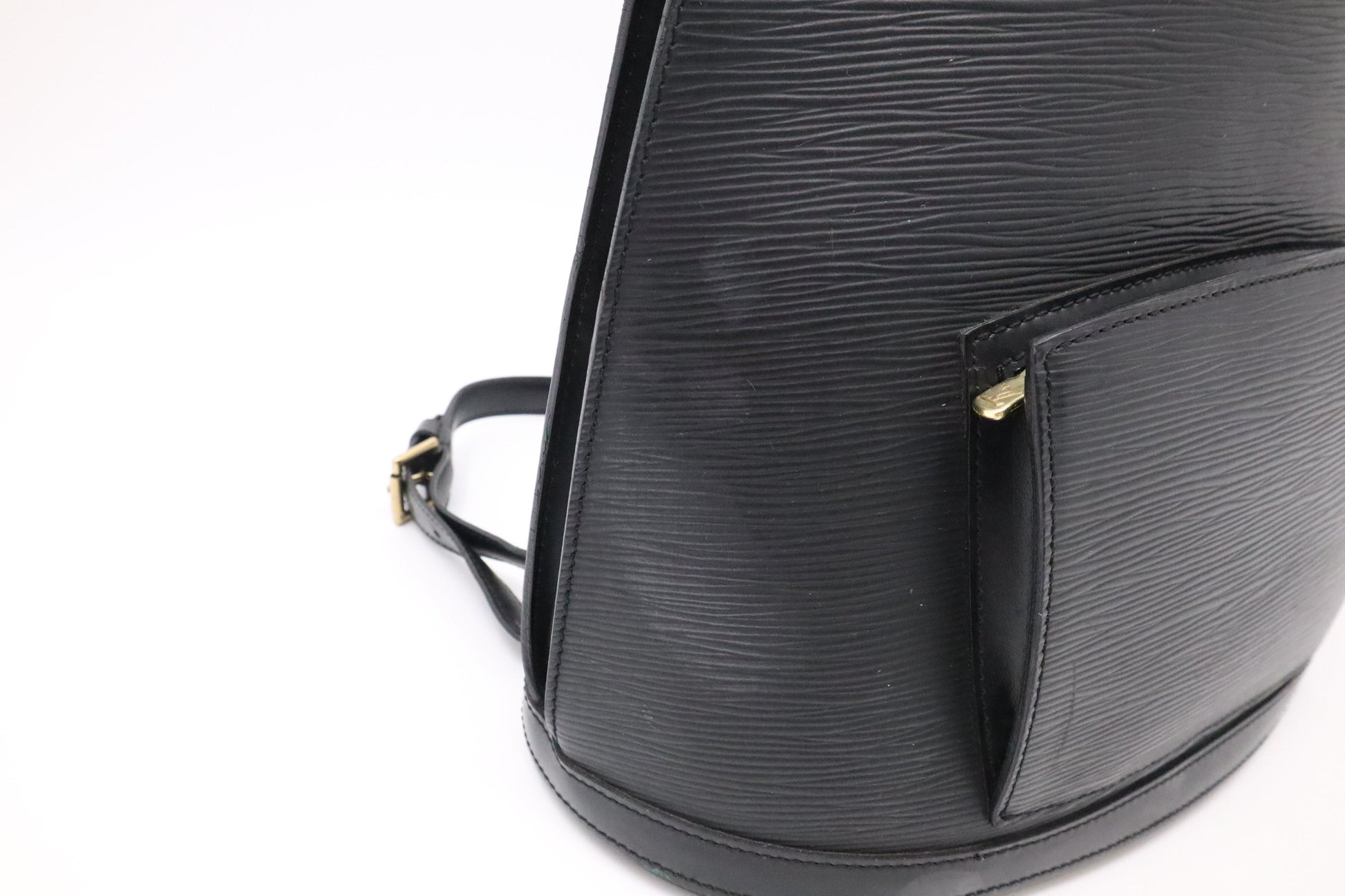 Louis Vuitton Gobelin Backpack in Black Epi Leather