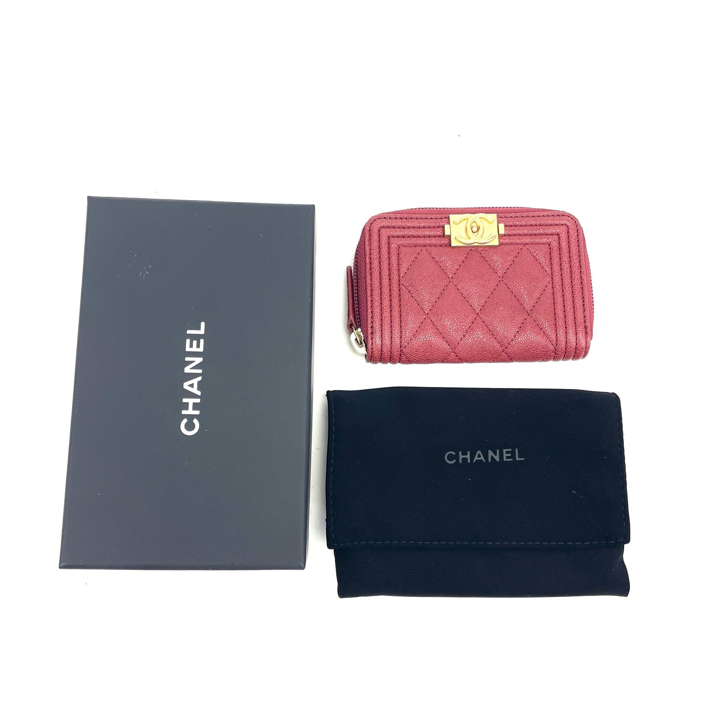Chanel Boy O Coin Purse CC Wallet