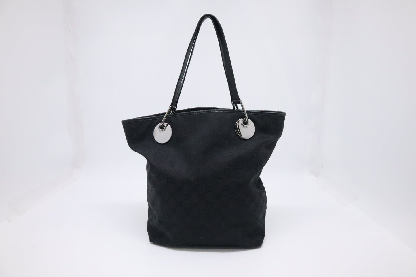Gucci Bucket Tote in Black GG Canvas