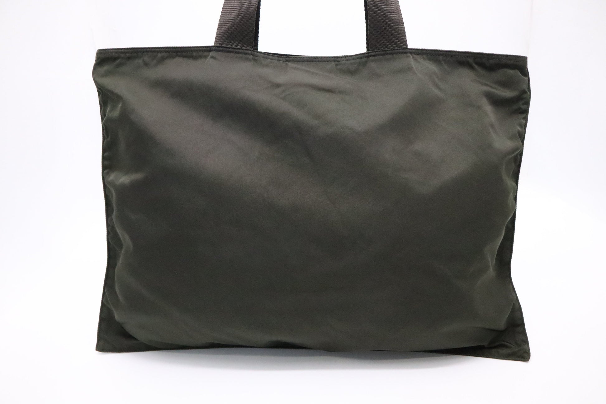 Prada Tote in Dark Green Nylon