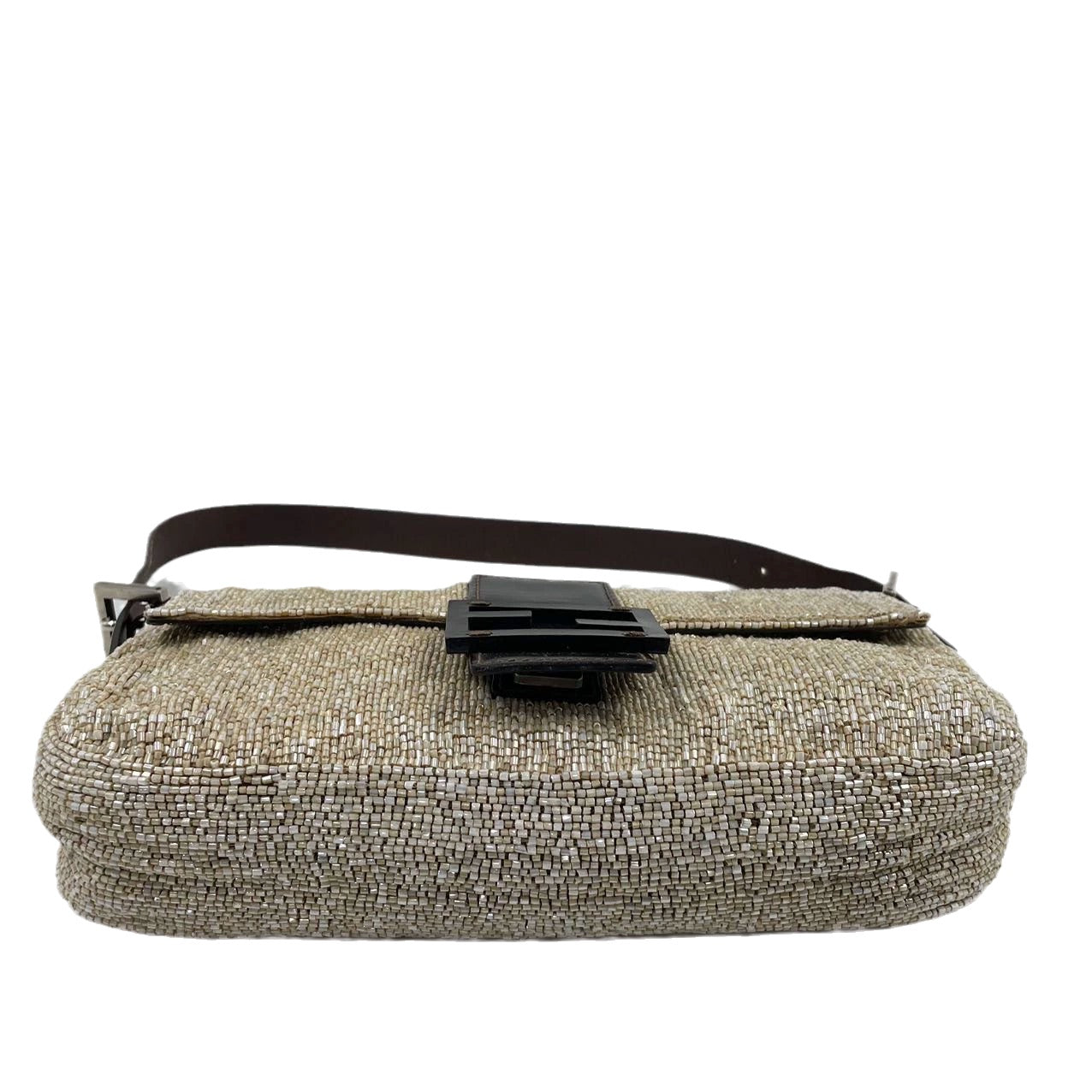 Fendi Baguette Shoulder bag with Beige Beads