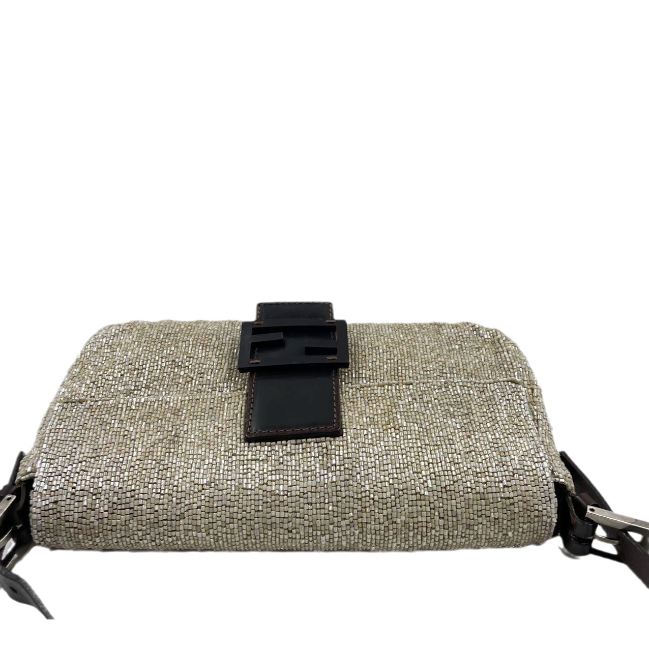 Fendi Baguette Shoulder bag with Beige Beads
