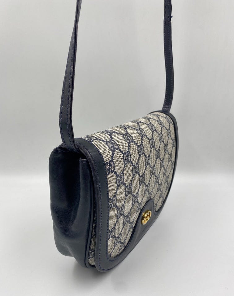 Gucci Leather Canvas Crossbody Style 7
