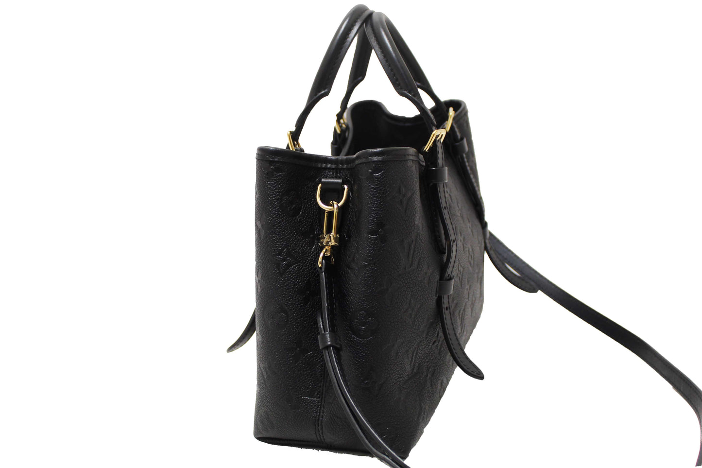 Louis Vuitton Black Monogram Empreinte Babylone Tote PM Bag