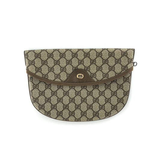Gucci Monogram Leather Canvas Tote