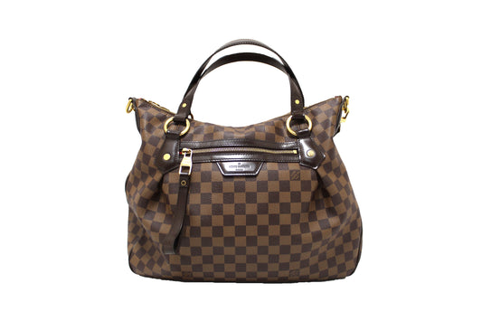 Louis Vuitton Damier Ebene Evora MM Tote Bag | Italystation.com - Shop Now at italystation.com