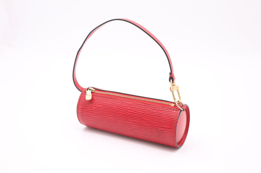 Louis Vuitton Paillon Pouch in Red Epi Leather
