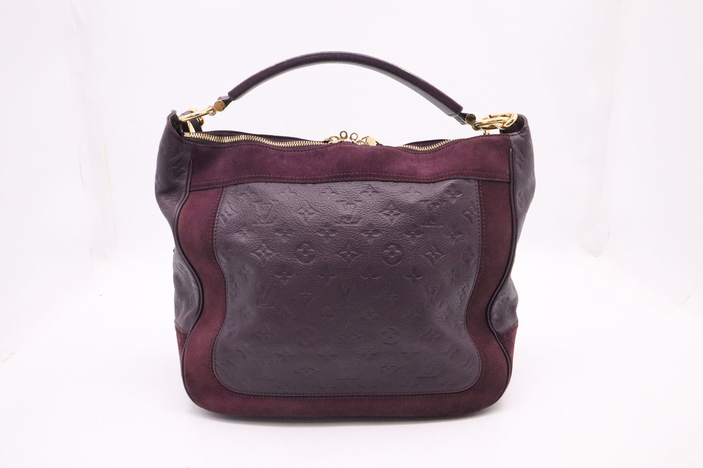 Louis Vuitton Audacie in Purple Empreinte Leather