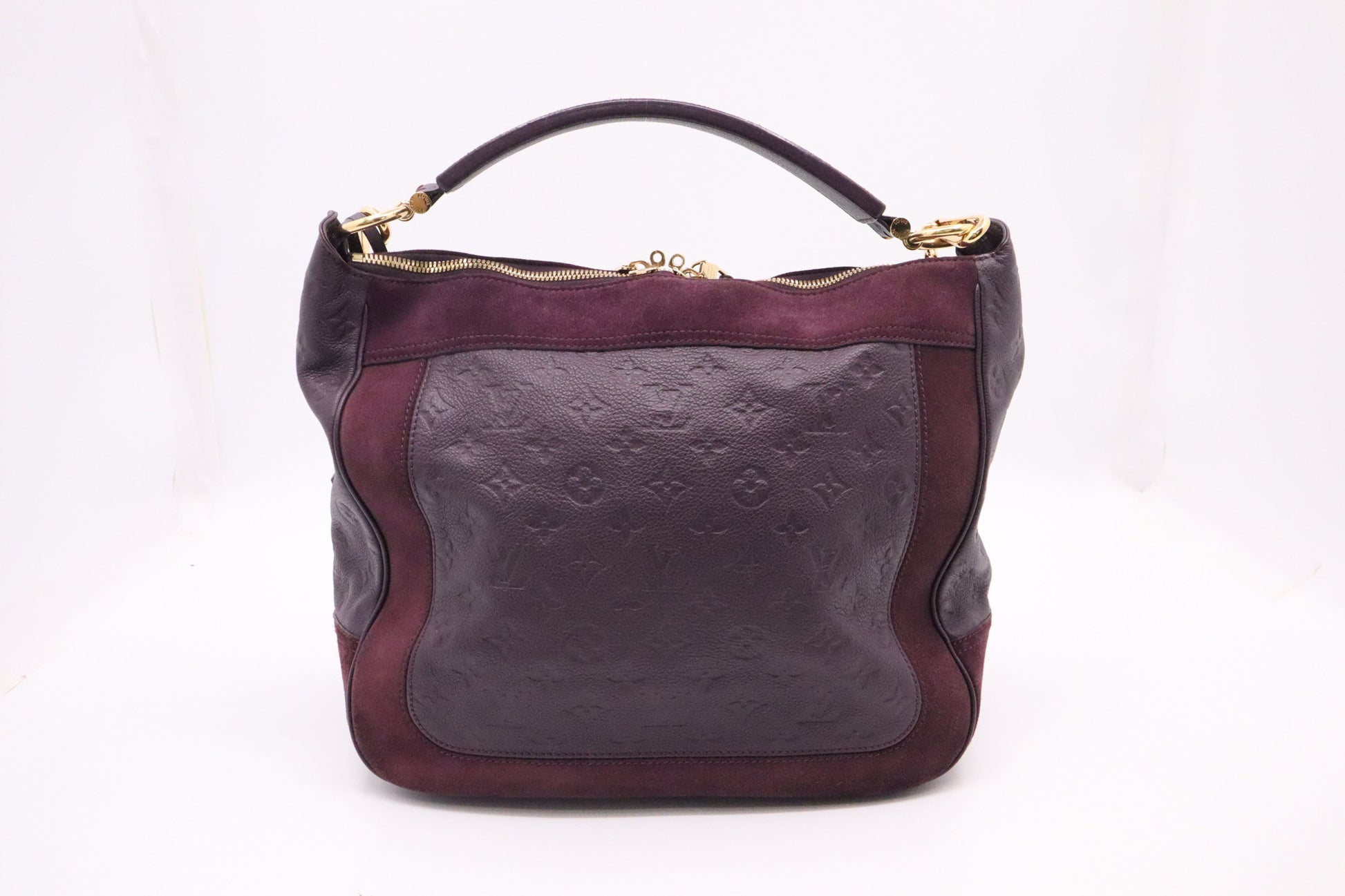 Louis Vuitton Audacie in Purple Empreinte Leather