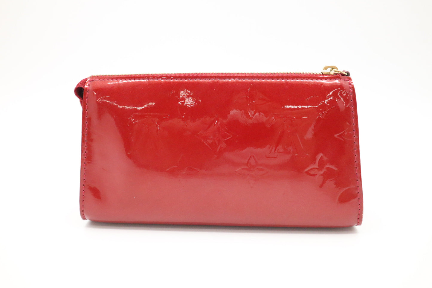 Louis Vuitton Troe Cosmetics Pouch in Pomme D`Amour Vernis Leather