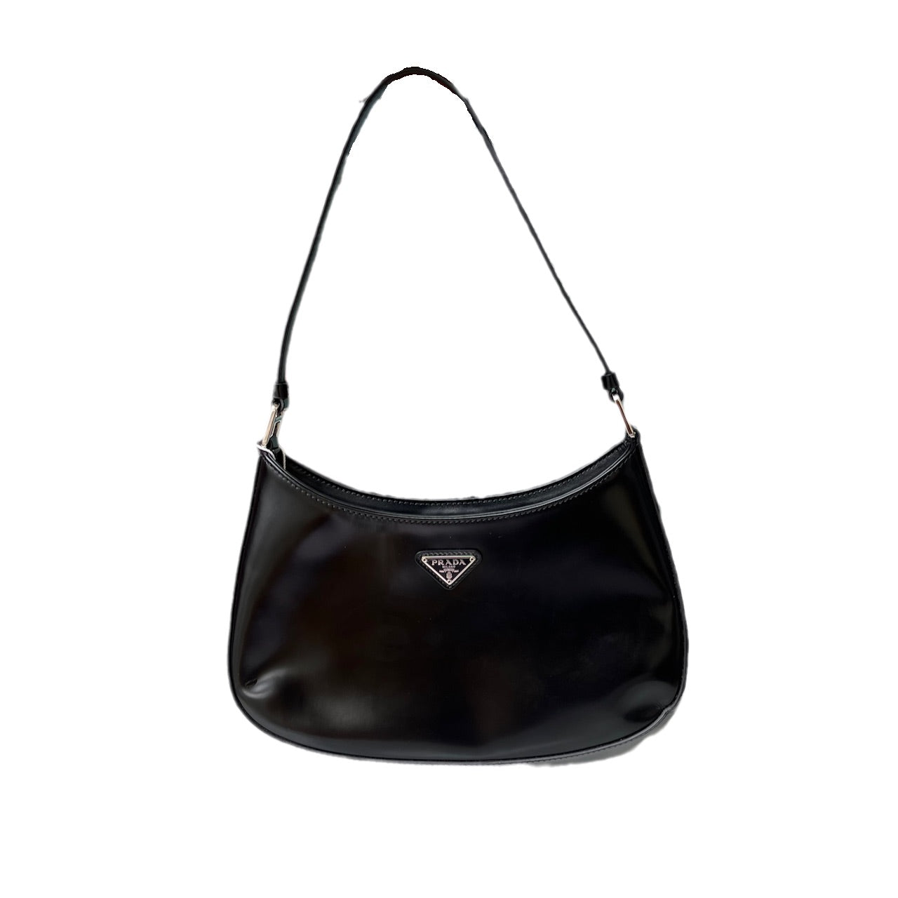 Prada Cleo Black leather shoulder bag