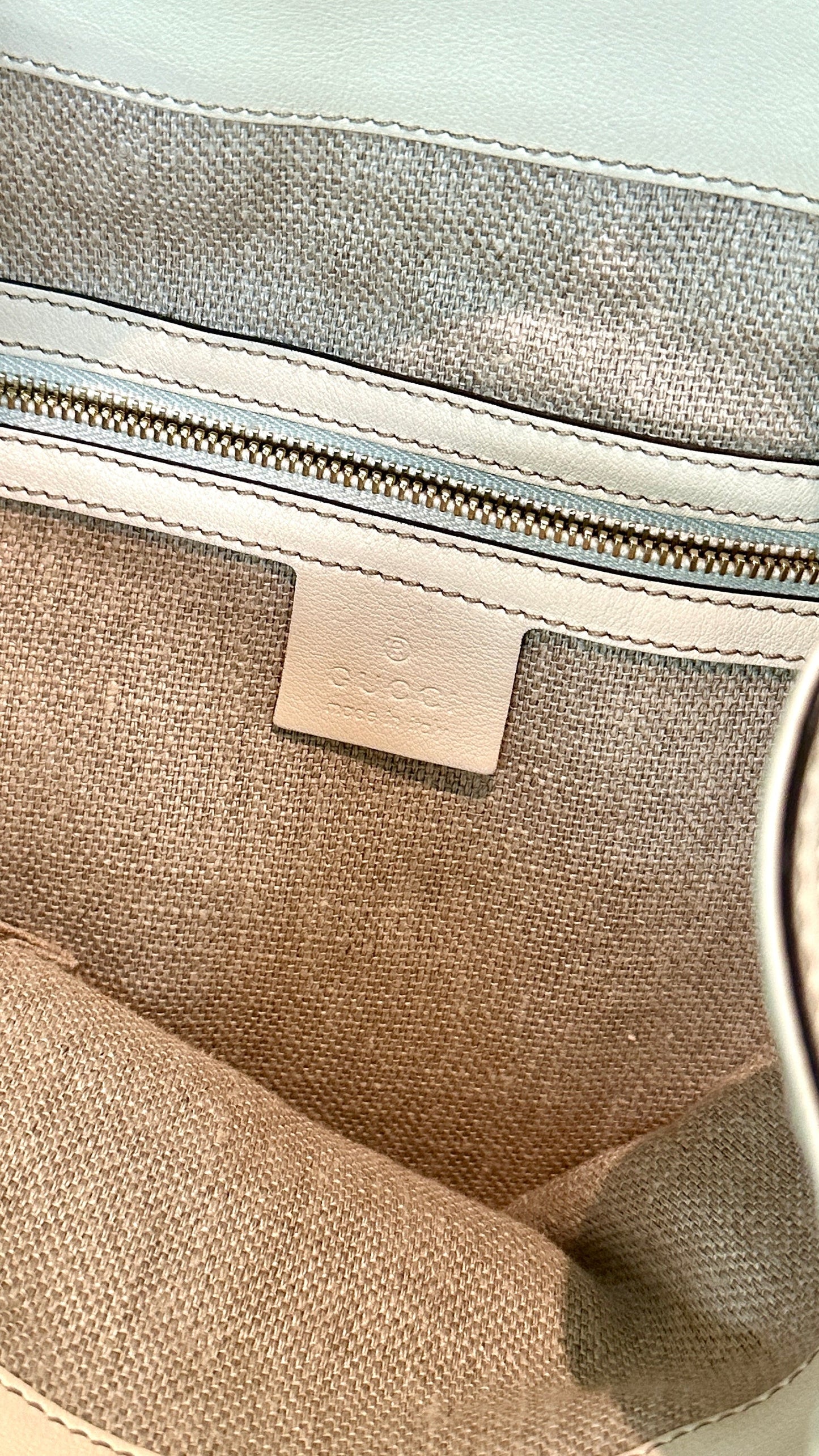 GUCCI Bamboo Raffia Handbag