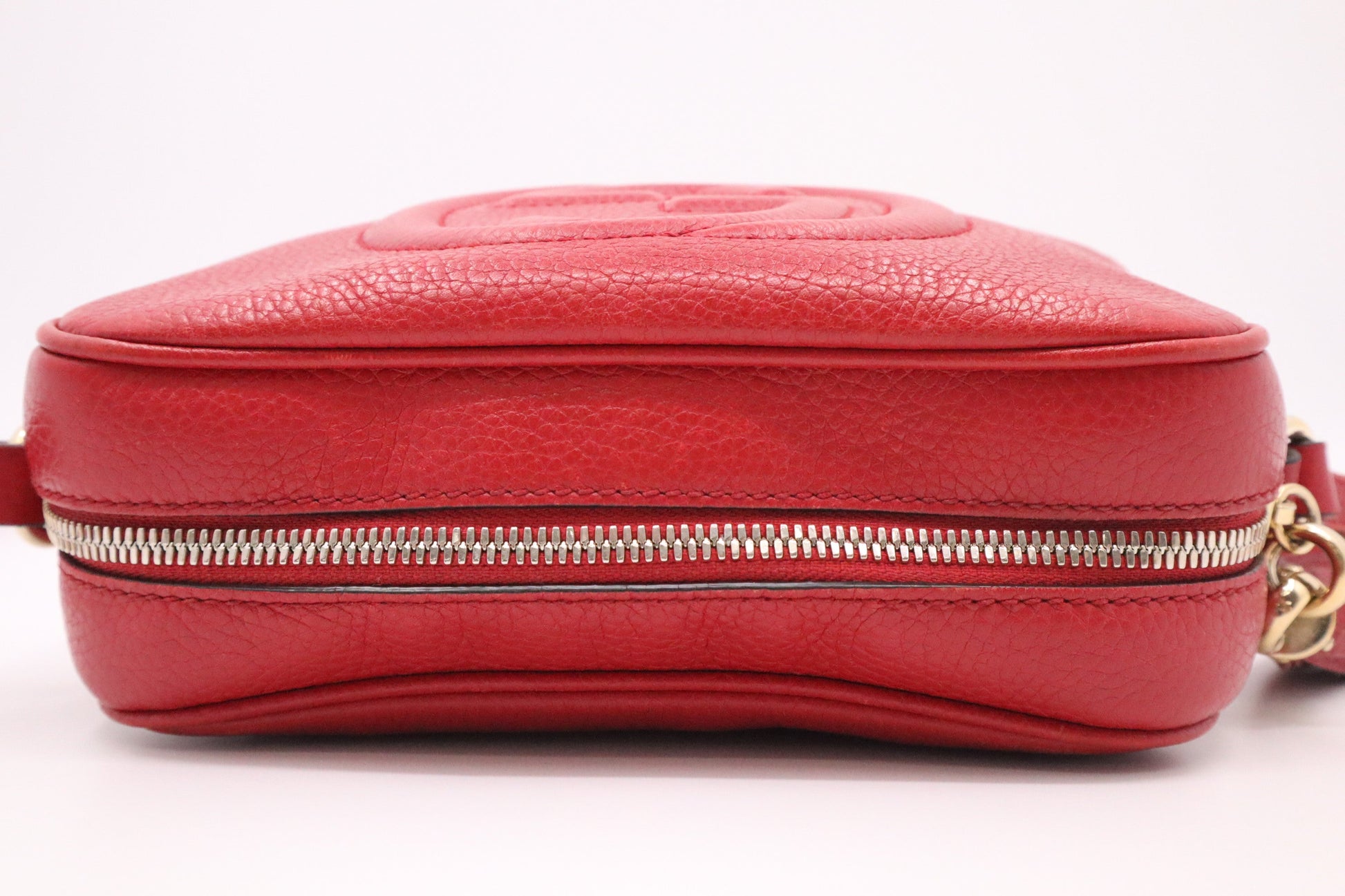 Gucci Soho Disco Crossbody Bag in Red Leather