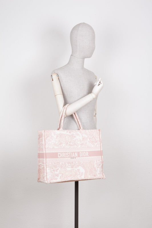 Dior Book Tote Mini Canvas Tote