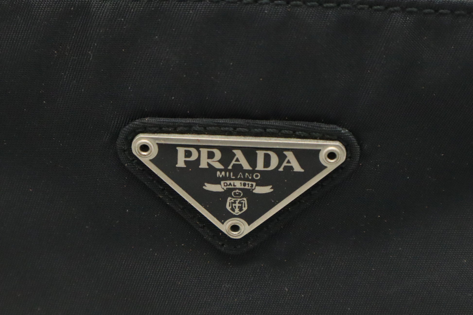 Prada Handbag in Black Nylon